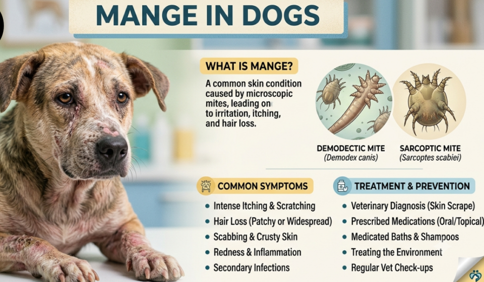 Mange in dogs