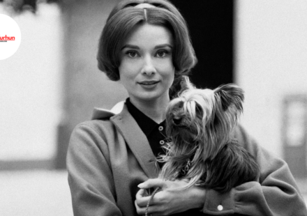 Audrey Hepburn pets